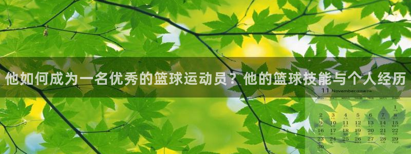 他如何成为一名优秀的篮球运动员？他的篮球技能与个人经历